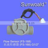 1/2" Plastic Magnetic Flow Sensor 2~30L/min Quality Choice