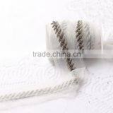 2016 New Products Sew on Plastic Beaded Trimming Accessory for Ladies Garment Mesh Trim