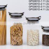 GPG001D High borosilicate glass jar with plastic lid