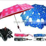 China Leading Umbrella Manufacturer Three Sections Umbrella Auto Open and Auto Close thumbnail-1