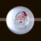 Crystal Dome print Santa Claus paperweight for Christmas