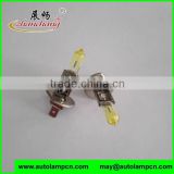 12V55W P14.5S tungsten halogen lamp H1 Yellow color