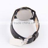 Chain Black Leather Strap Watches and Watch Accessories thumbnail-3