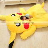 Newest Design Japan Stuffed Giant Pikachu Plush Bed Mattress With Memory Foam Sleepsuit Pokemon go Airbed Pikachu Mattress Sofa thumbnail-1