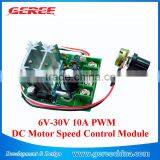 DC 6V-30V 10A 12V 24V DC Pwm Motor Controller Speed Regulation
