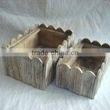 2015 New Style Wooden Flower Pot(FSC Certificate)