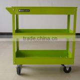 Green Tool Trolley With Handle and Wheels thumbnail-2