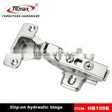 Furniture popular use hydraulic half overlay iron buffering hinge