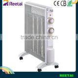 Newest-style micathermic heater with tip-over switch, overheat protection, adjustable thermostat