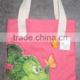 Cotton Canvas Sublimation Print Applique Tote Bag thumbnail-1