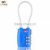 Luckiplus Luggage Locks Combination Password Locks Padlocks TSA Approved 3-Digit Blue thumbnail-1