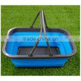 Hot Selling High Quality Best Silicone Collapsible Laundry Basket thumbnail-1