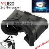 3D VR Box 2nd Generation Virtual Reality Glasses Cardboard Movie Game for Samsung New thumbnail-1