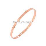 Memories Bangles With Customize Design Word 'YOU ARE MY SUNSHINE' With 4mm/7mm Width thumbnail-2