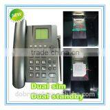 High Quality 3G WCDMA Dual Sim Card Gsm Cordless Phone Desktop Telephone With Spanish Portuguese French