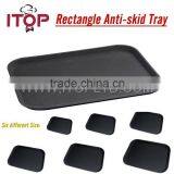 Plastic Non-slip Fast Food Tray/Round Anti-skid Tray