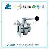 Sanitary Single-flanged Single Thread Butterfly Valve thumbnail-3