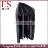 Wholesale Long High Quality Snacke Skin pu Leather Women Wallet Made in China thumbnail-3