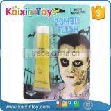 Nontoxic Halloween Zombie Face Painting thumbnail-3
