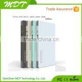 High Quality 4000/4400/5200mAh External Power Bank Battery Charger Aluminum Alloy Case Power Bank Cell Phone Charger