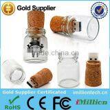New Products 2014 Glass Bottle Usb 2.0 4gb 8gb 16gb