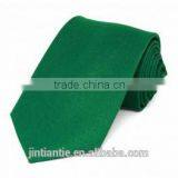 2016 Hot Selling Solid Green Colored Plain Blank Silk Tie for Men thumbnail-4