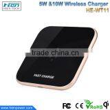 Fast Speed Charger QI Wireless Charging Pad for Samsung and Iphone