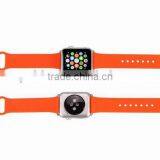 2015 New Products for Apple Watch Band Silicon, for Apple Watch Rubber Strap With Adapter