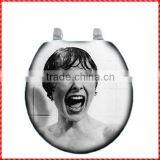 Fancy Resin Sexy Lady Custom Cloth Toilet Seat Cover thumbnail-1