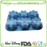 Christmas Colorful Cute Silicone Snowflake Shape Cake Mould thumbnail-3