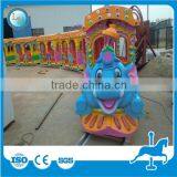 Hot Sale Amusement Electric Kids Train Elephant Train for Sale thumbnail-4