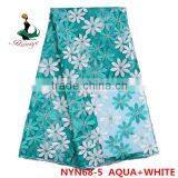 Haniye 2016 Wholesale New Embroidered Net/tulle Lace Fabric African French Net Lace for Wedding/praty /NYN68 thumbnail-4