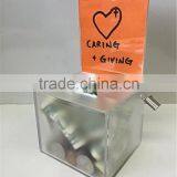 Wholesale Acrylic Cheap Donation Boxes