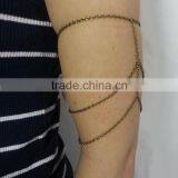 Fashion Gold Tassels Three Layers Arm Chain thumbnail-4