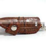 Crocodile Leather Car Key Case Key Chain Wallet thumbnail-1