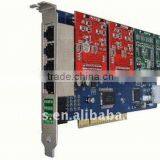 8 ports FXS/FXO Analog Asterisk PCI card,CT800P