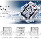 IP68 RFID Mental Waterproof Keypad Standalone Access Control With Backlit thumbnail-6
