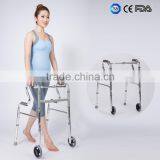 Aluminum Foldable Exercise Walker Rollator,recovery Walker for Elderly thumbnail-3