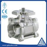 Stainless Steel 304/316L 3pc Inter Thread Ball Valve thumbnail-6