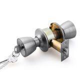 Door Hardware Ss201 Door Knob Ball Lock in Satin Nickel for Privacy thumbnail-3