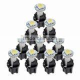 10 DC 12V 0.2W T5 LED 5050SMD Instrument Panel Dash Light Bulb White Holder thumbnail-3