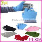 2014 Winter Unisex Men Women Magic Touch Screen Gloves Stretchy Soft Warm Winter Wool Gloves Mittens For Smartphone Mobile Phone thumbnail-1