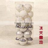 Painting Christmas Balls 8cm Christmas Tree Ornaments Products Decorative Ornaments thumbnail-1