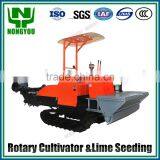 Customizable Rotary Tiller Manufacturers Rotary Tiller Machine Crawler Track Rotary Cultivator With Lime Spreader 2FG-180 thumbnail-1