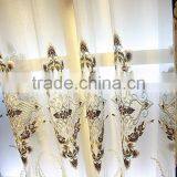 Noble Luxury Design Embroidery Fabric Ready Made Window Curtain With Valance and Sheer Set thumbnail-5