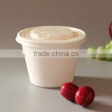 16oz-sugarcane Bagasse Cup With PLA Lid 500ml thumbnail-2