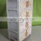 Unfinished Recycled Crazy Wood Kids Furniture for 4 Hole thumbnail-3