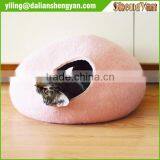Felt Cat Cave Handmade Indoor 100% Wool Cat Bed thumbnail-1