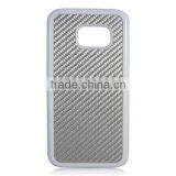 Silver Twil Carbon Fiber Case ,shiny Carbon Fiber Phone Case for Samsung S7 thumbnail-2