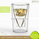 Unbreakable Eco-Friendly Double Wall Custom Design Beer Glass thumbnail-3
